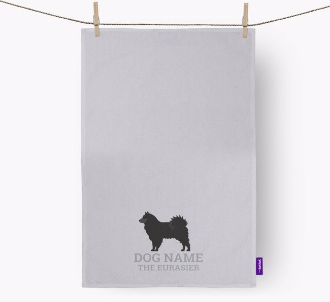 Personalized '{dogsName} The {breedFullName}' Dish Towel